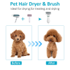 Pet hair comb Dog and cat hair dryer 2 and 1 pet supplies Pet hair Dryer with Slicker Brush; pet grooming