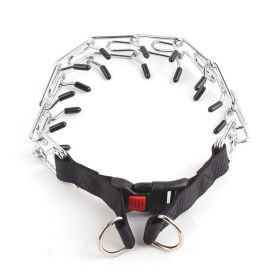 Dog Prong Collar; Adjustable Dog Training Collar For Medium Large Dogs; Pet Collar (Color: Black, size: M)