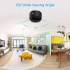 Compact Indoor Plug-in Smart Security Camera ; includes 64G SD Card; 1080HD Video Night Vision; Motion Detection For Pets